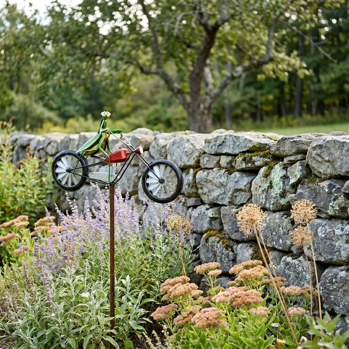 Handcrafted Tin Garden Whirligig