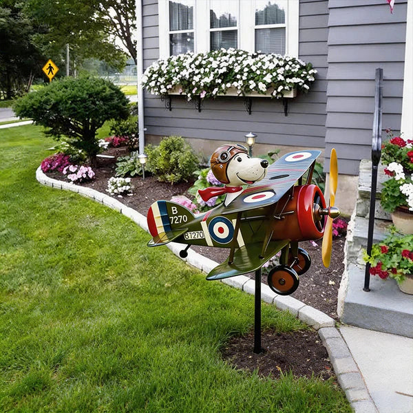 Flying Ace Garden Wind Spinner