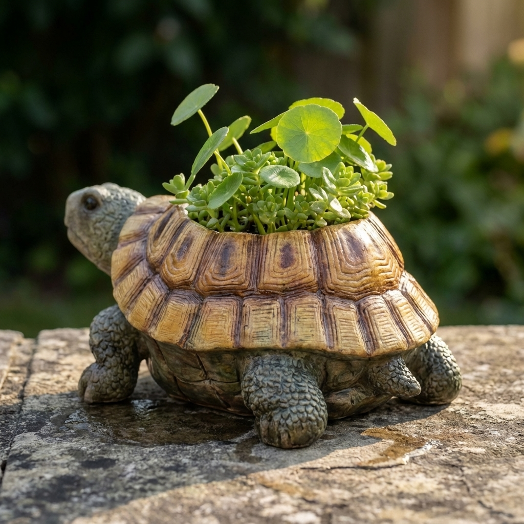 Turtle Planter Flower Pot