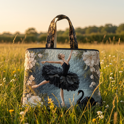Ballerina Print Tote Bag