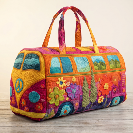 Handquilted Camper Bus Weekender