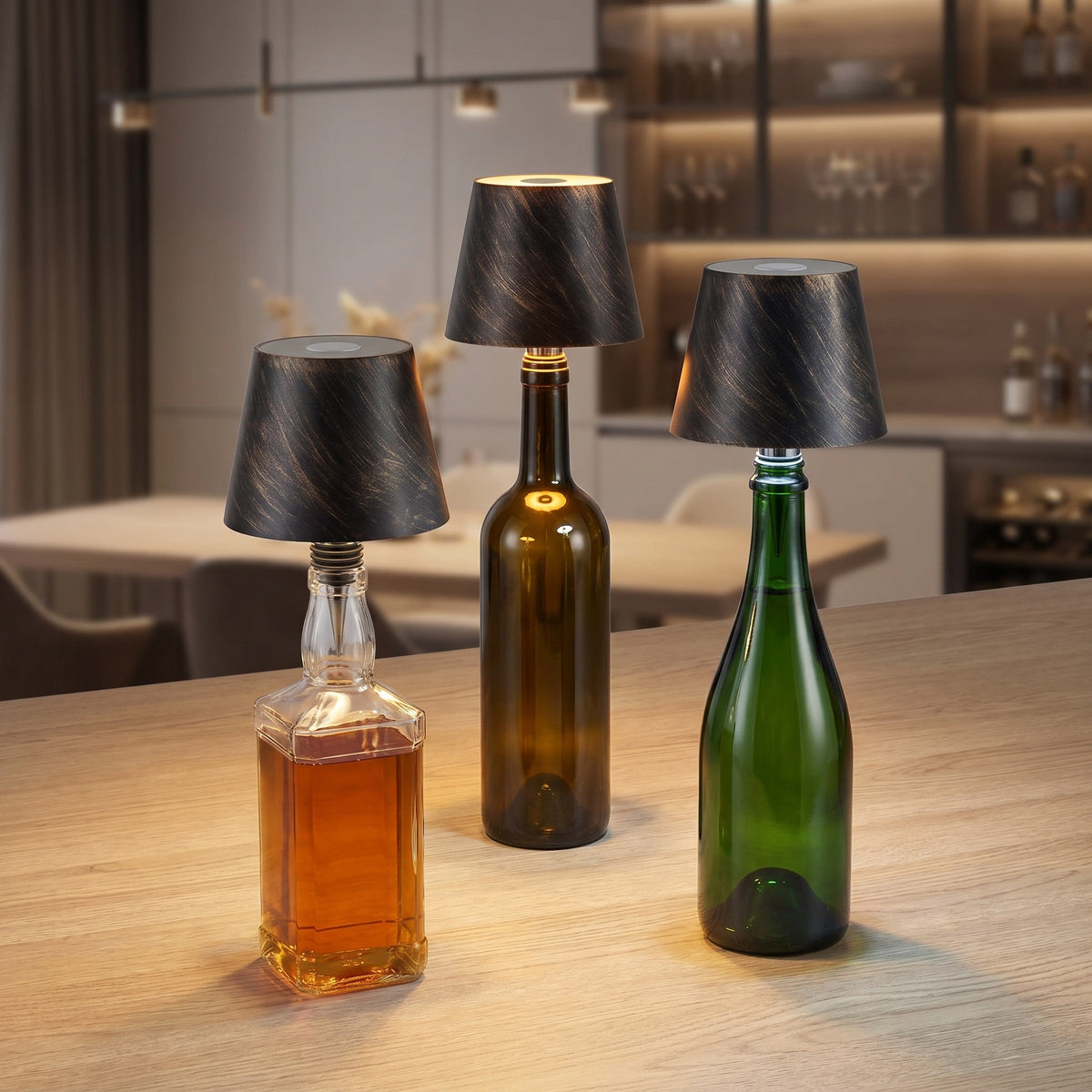 Handcrafted Bottle Lamp